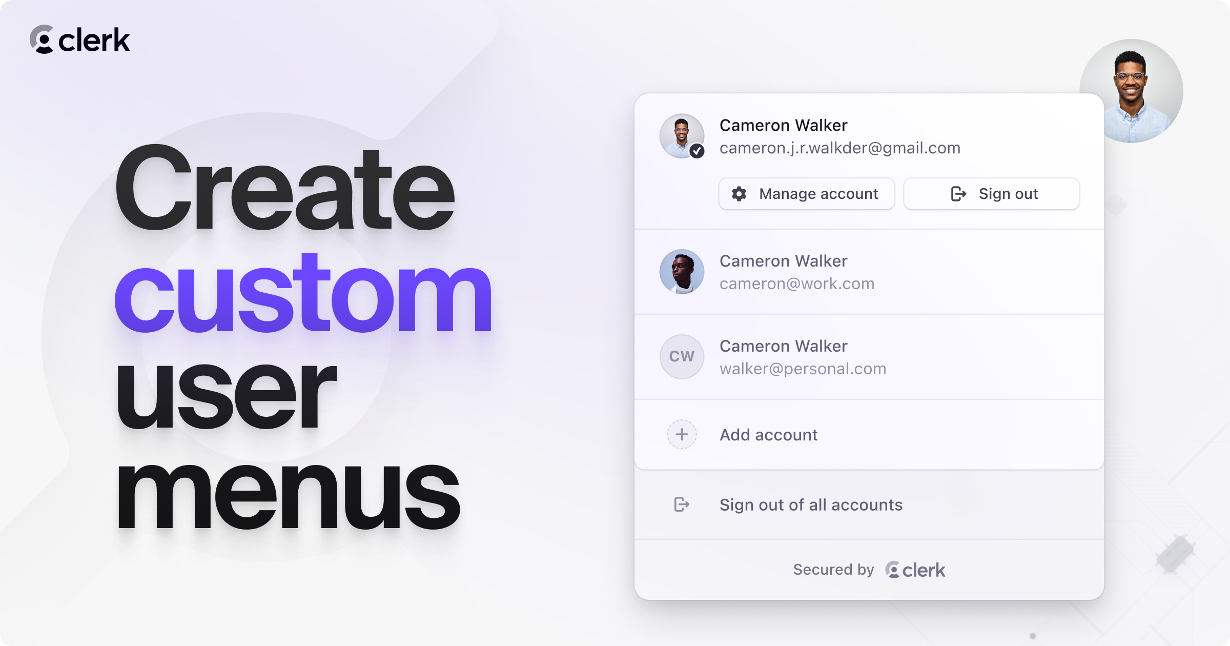 Create Your Own Custom User Menu